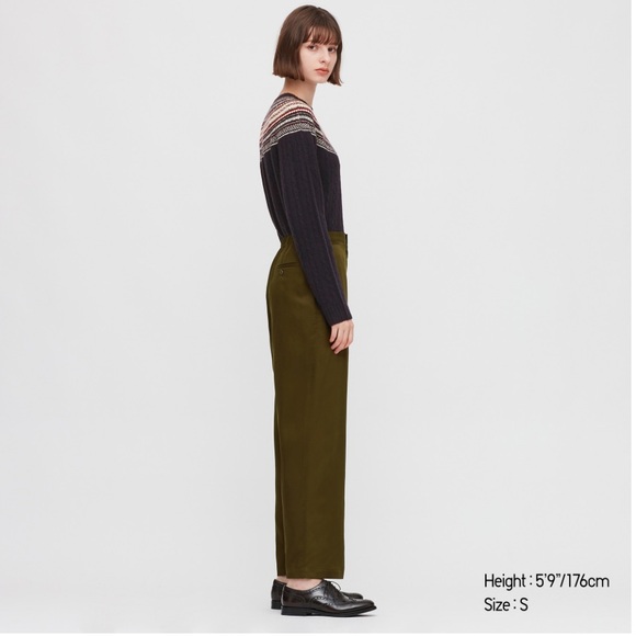Ines de la Fressange x Uniqlo Easy Pants in BEIGE (see pics) - Picture 2 of 14